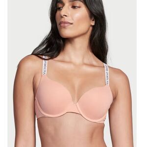 Victoria's Secret 36C Peach Cheetah Lightly Lined Demi Bra